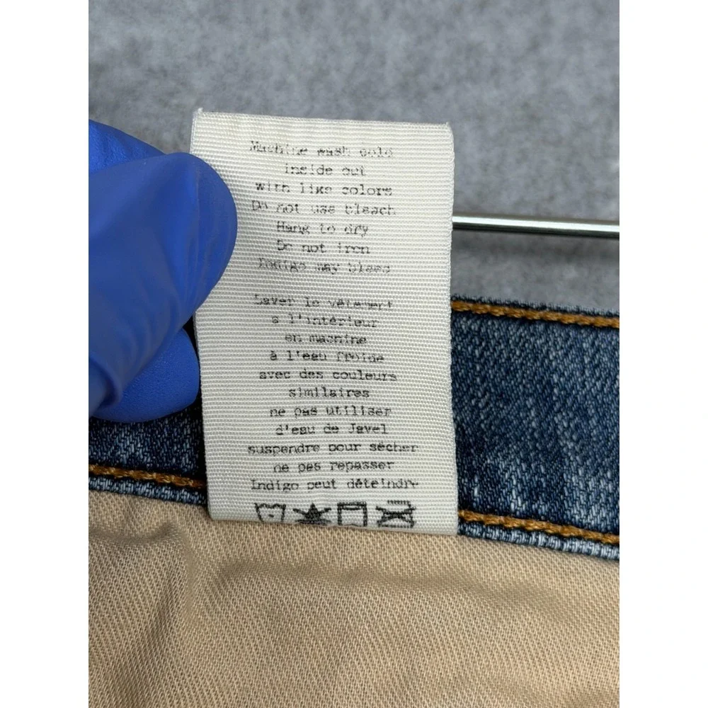Rag and Bone The Dre Womens Jeans Size 28 Blue Wash Stretch Denim Made USA